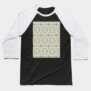 Ikat style geometric print Baseball T-Shirt
